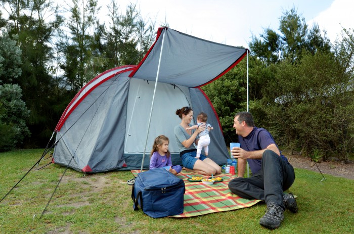 perfekten Campingplatz